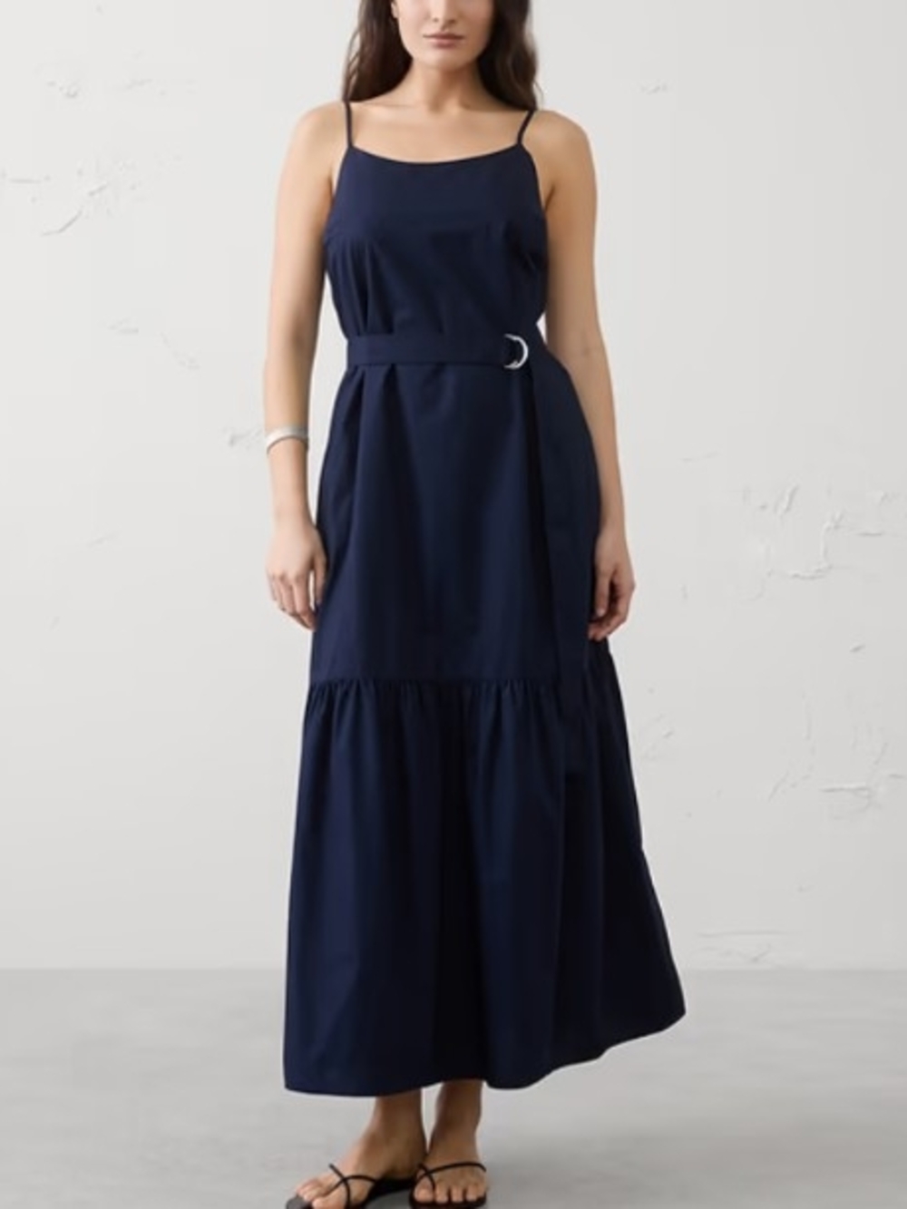 Banana Republic Strappy Tiered Maxi Dress